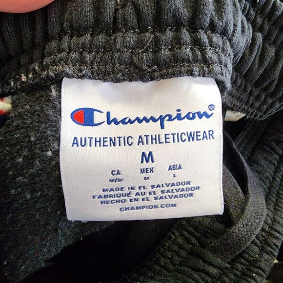 Champion Black Sweatpants womens size M AS IS - Picture 5 of 5